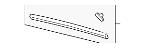 Weatherstrip - Volkswagen (5NA-823-707)