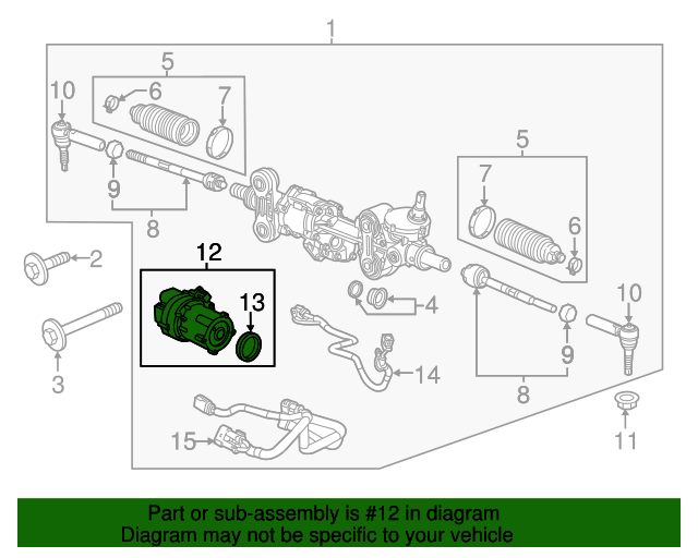 84368447 Power Steering Assist Motor 20142017 GM Lillington Chevy