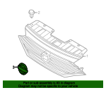 11 Nissan Grille Emblem 628 1ja0a Nissan Parts Store