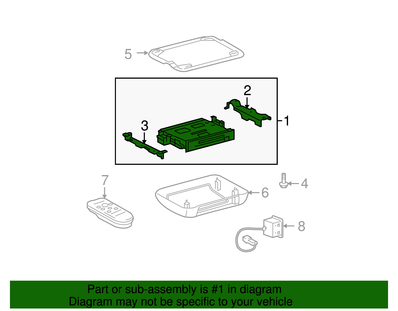 Display Unit - Toyota (86680-48050-E0)
