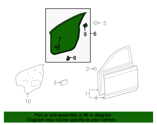 Discount 6786202210 OEM 20092013 Toyota Matrix Door WeatherStrip