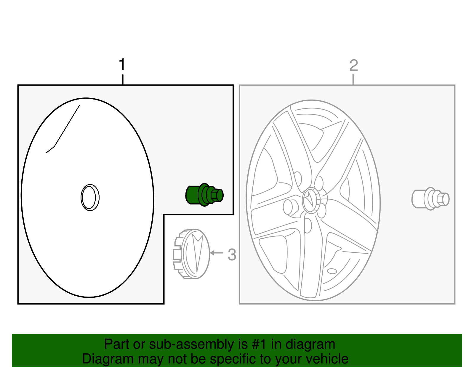 Cover Assembly-Wheel Trim (15") - GM (9593531)