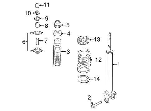 Shocks & Components for 2016 Nissan Maxima | Nissan OEM Parts Center