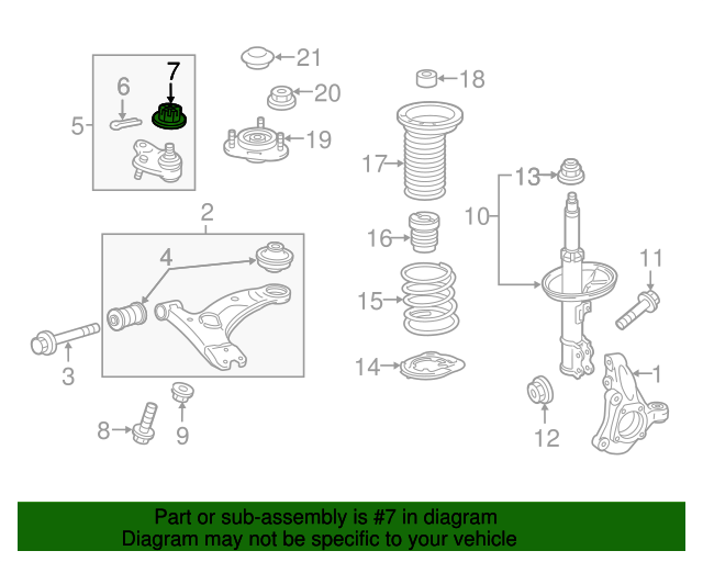 19972022 Toyota Lower Ball Joint Castle Nut 9008017214 Toyota Parts