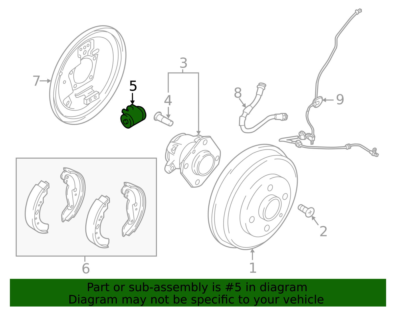 Wheel Cylinder - Scion (47550-WB001)