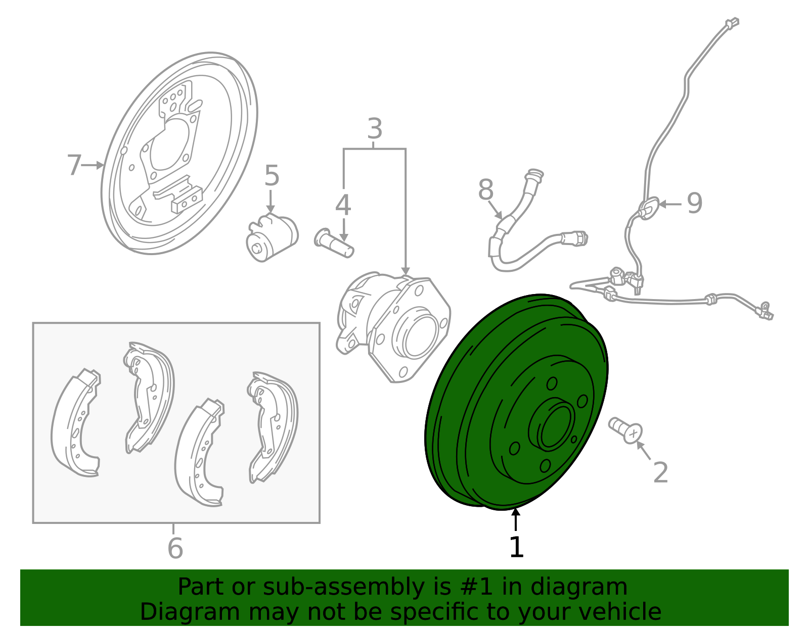 Brake Drum - Scion (42403-WB001)