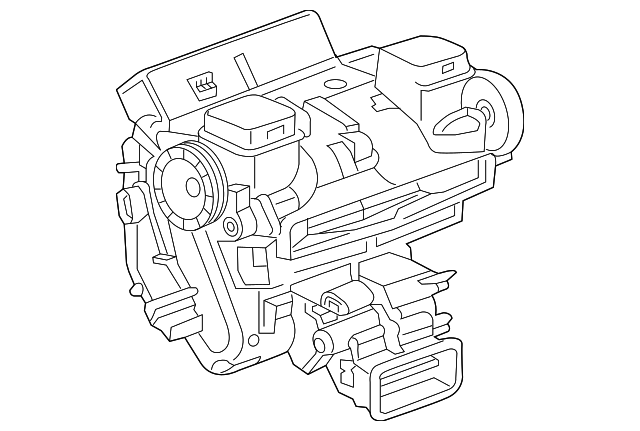 Air Conditioning Evaporator Core Case - Cadillac (84110383)