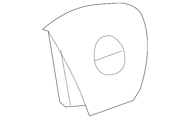 Ebony Steering Wheel Airbag - GM (25953087)