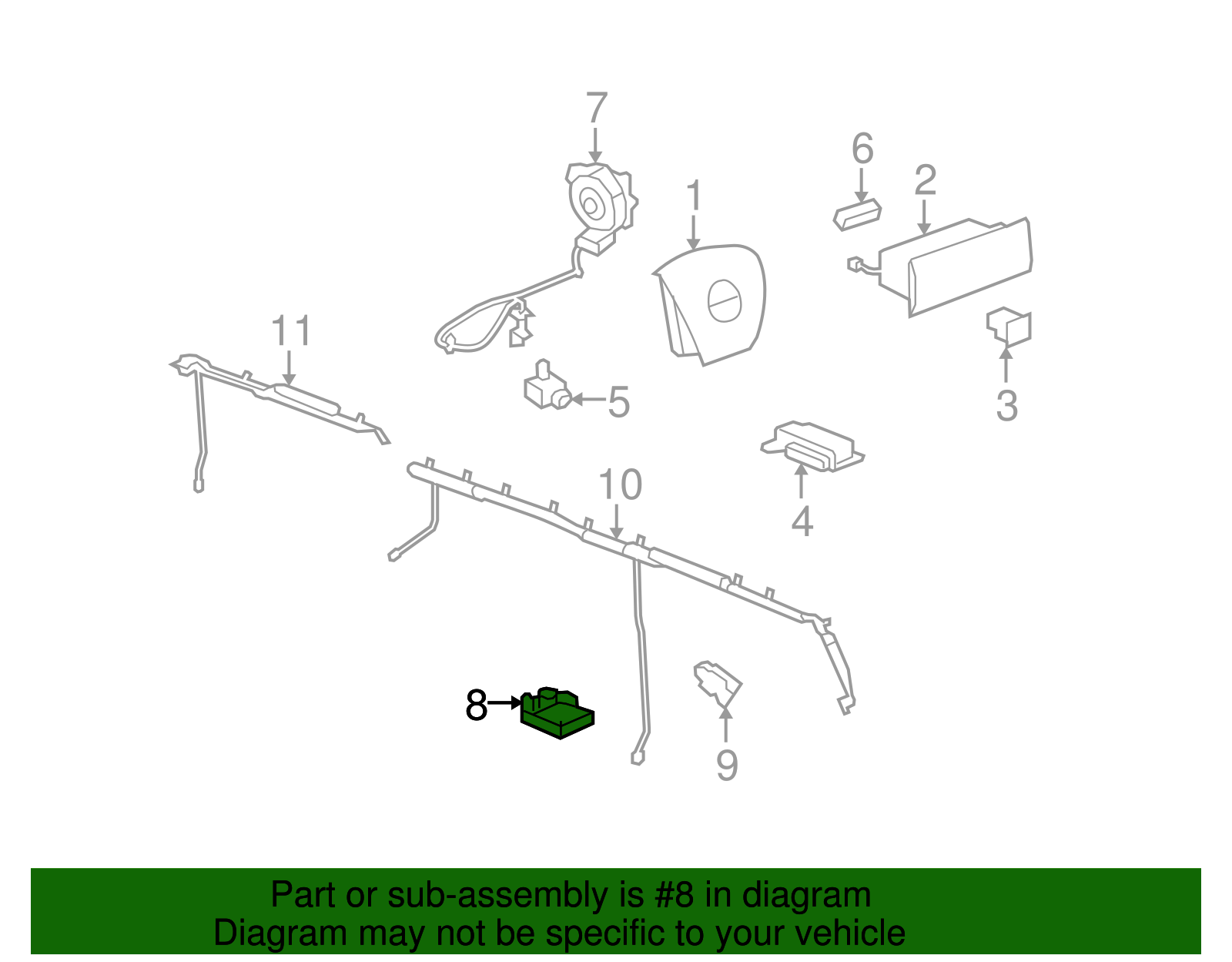 Sensor Assembly-Infl Rst Veh Rollover - GM (25963388)