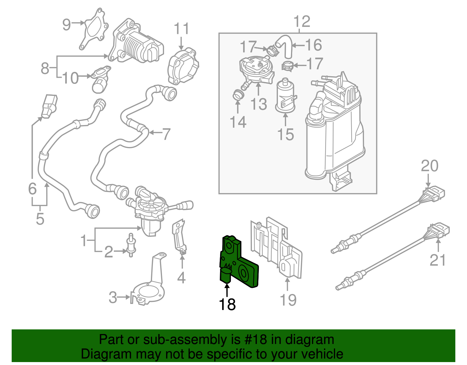 Leak Detect Pump - Volkswagen (8K0-906-651-D)