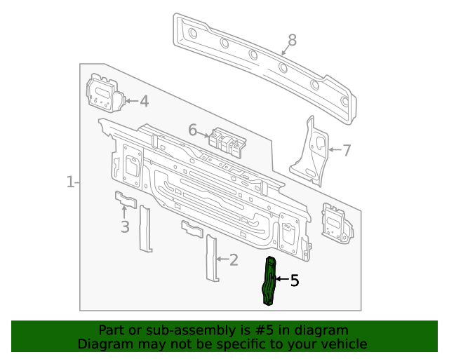 Bumper Bracket 5G6-807-125