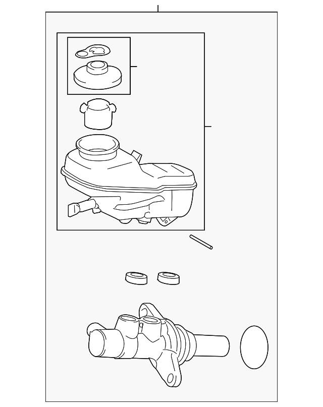 20092013 Toyota Master Cylinder 4720102593 OEM Parts Online