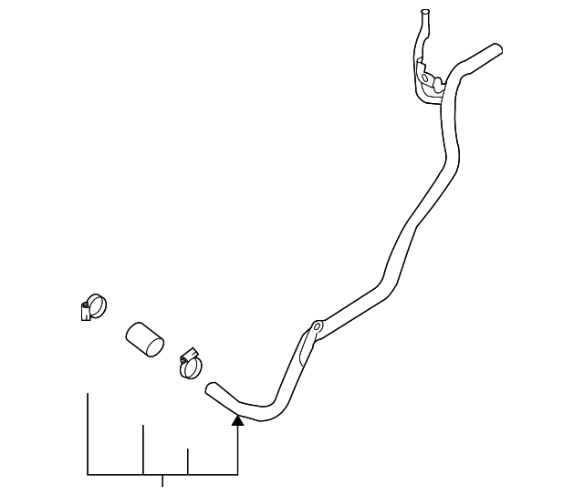 Genuine Subaru Return Pipe 34114FG051 For Impreza 2008-2014