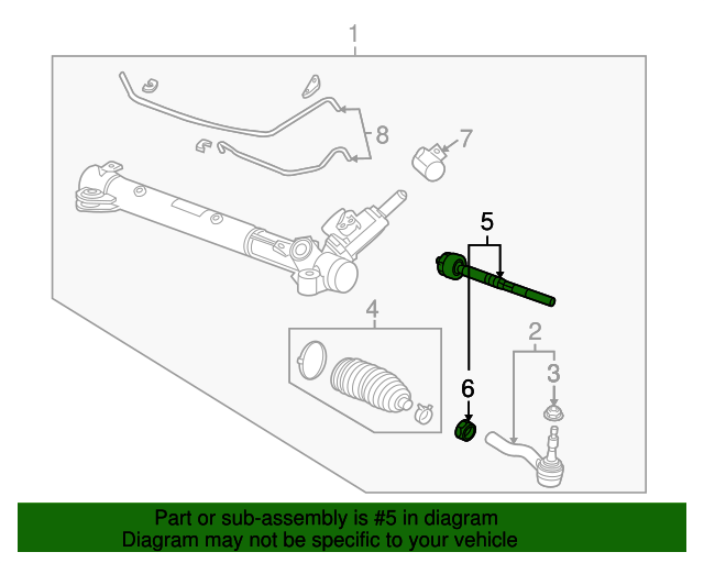 19177440 GM Steering Linkage Inner Tie Rod Kit GM Parts Store