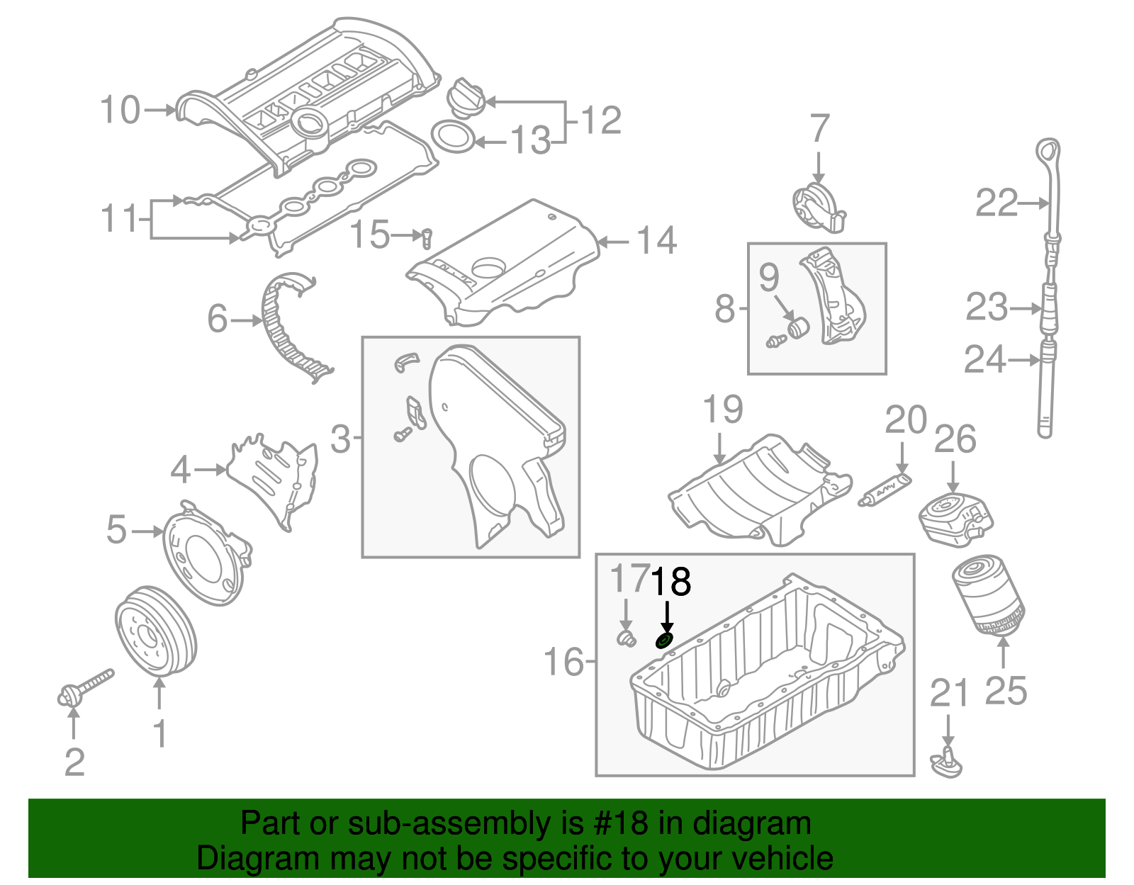 Oil Pan Washer - Volkswagen (N-013-849-5)