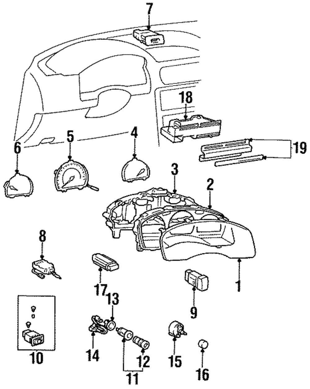 Blower Motor Switch - Toyota (84732-26020)