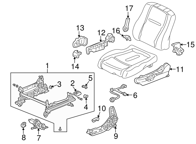1998-2002 Honda Accord Track End Cover 81195-SM4-J01ZR | Honda 