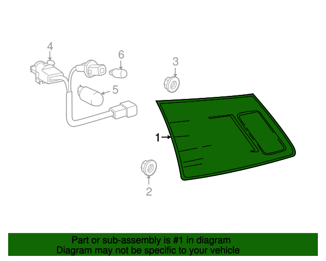 Lexus OEM Lens Assembly Part 8158133190 OEM Vehicle Parts