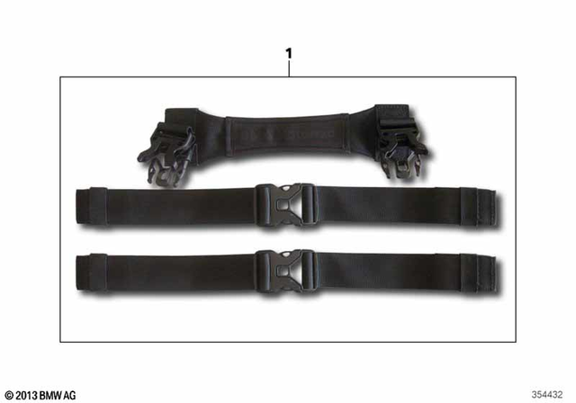 77498543224 - Handle For Alu Case/Alu Top Case 2005-2024 BMW 