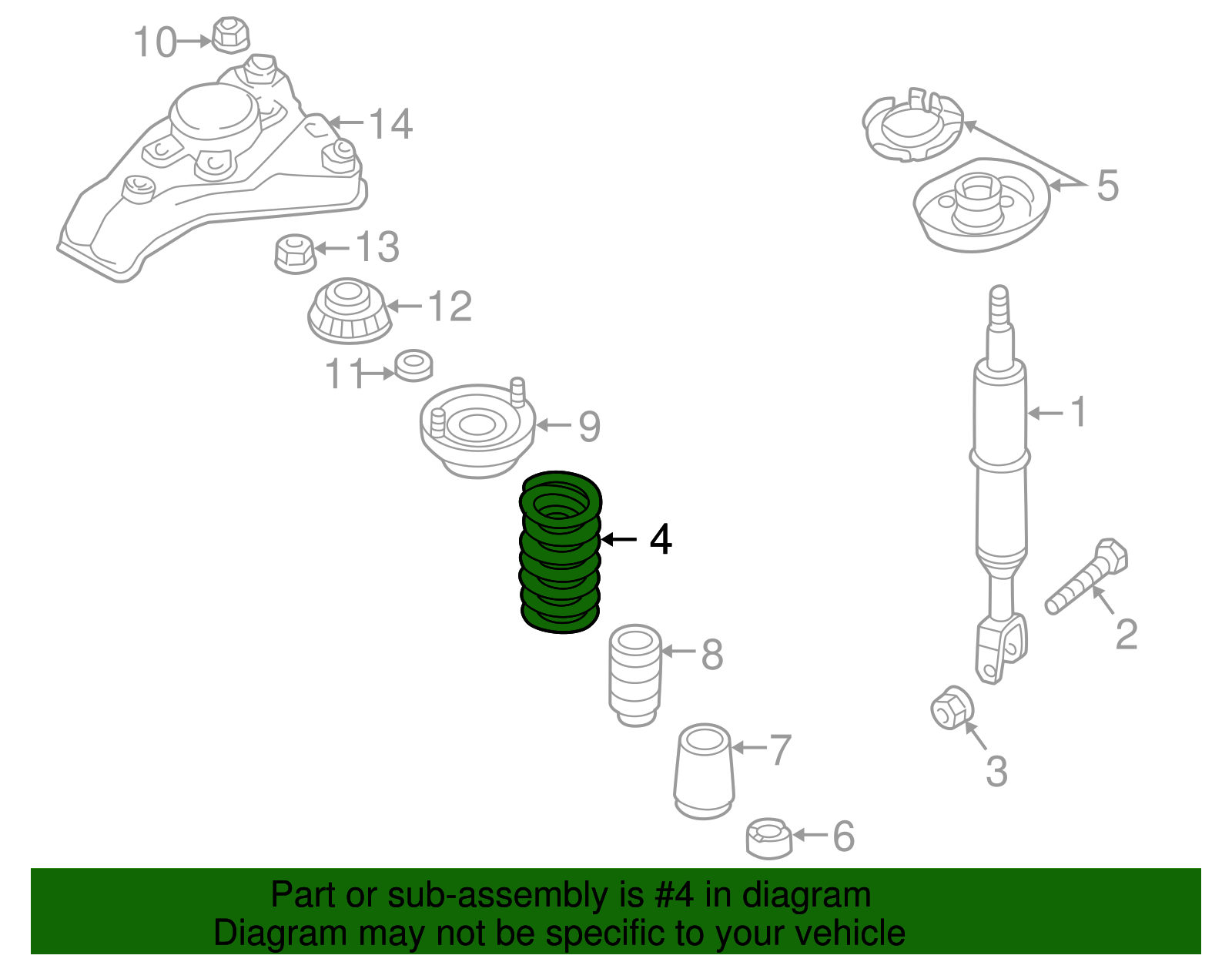 Coil Spring - Volkswagen (8D0-411-105-GD)