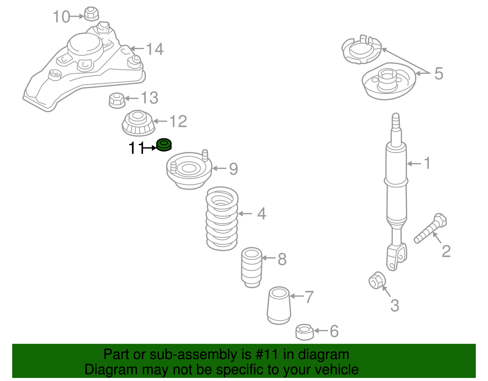Washer - Volkswagen (WHT-001-484)