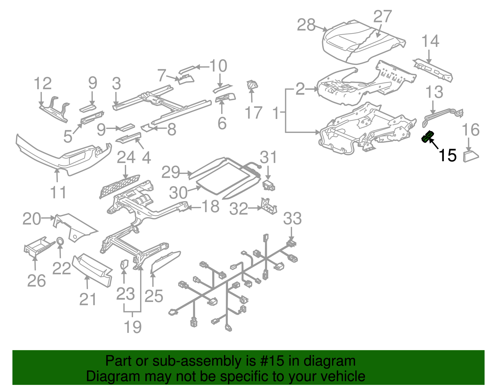 Seat Belt Guide - Volkswagen (7L0-857-761-E)