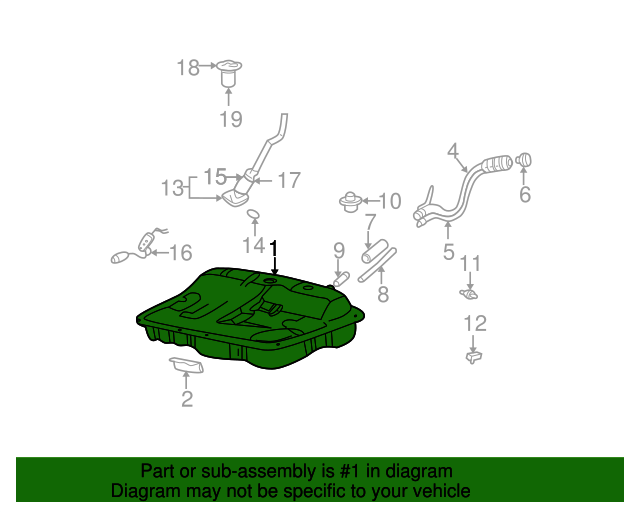 Genuine Hyundai 31230-38100 Fuel Tank Protector