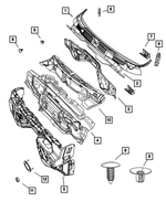 Spring Push On Nut - Mopar (68213384AA)