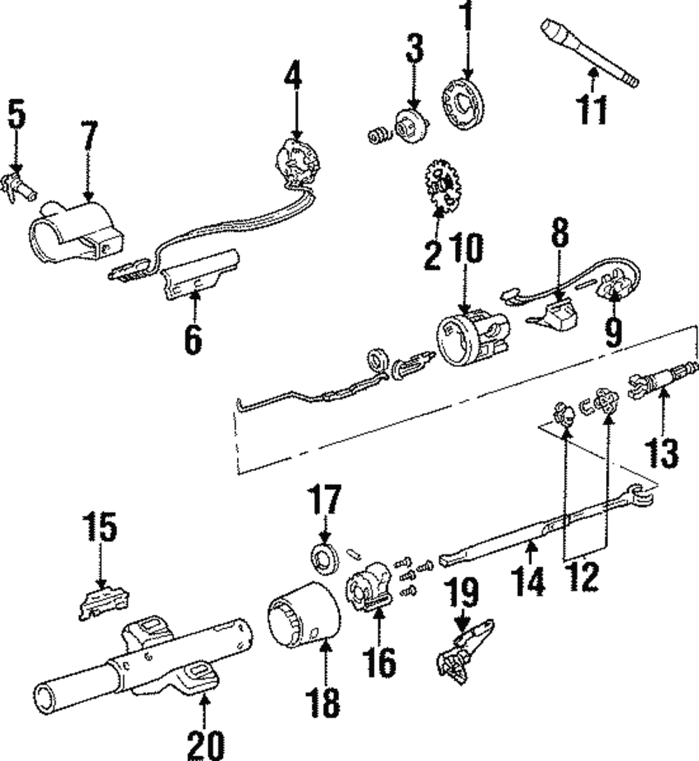 Headlamp Dimmer Switch - GM (7837279)