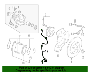 N452-43-72Y - 2024 Mazda MX-5 Miata - ABS Sensor Mazda Part Direct
