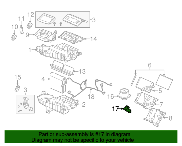 20042016 GM Heating and Air Conditioning Blower Control Module