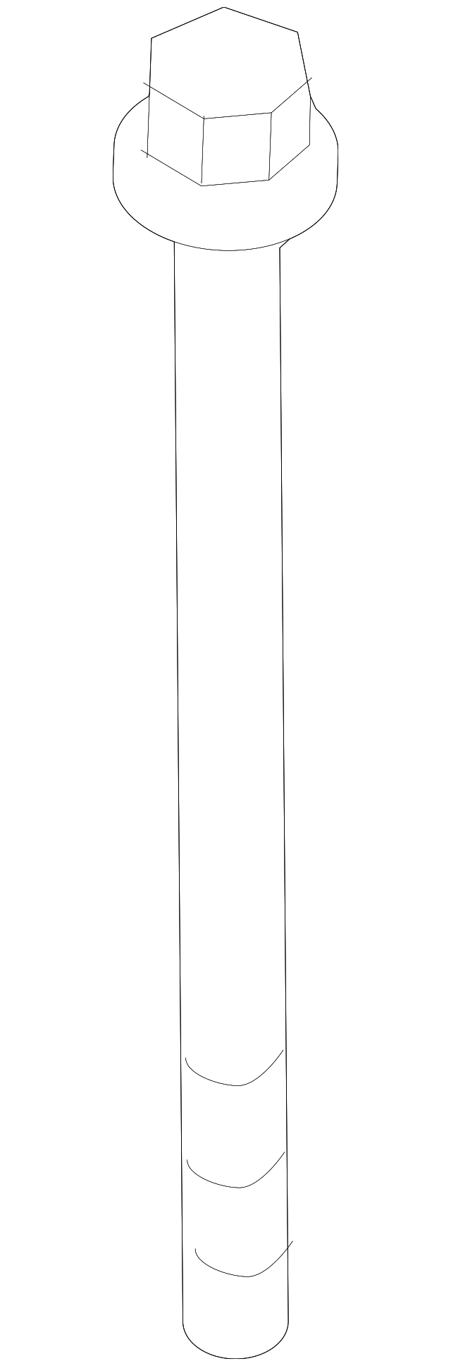 thumbnail image 2 of GM OEM Cab Mount Bolt – 11562587 – For 2001-2024 Aurora, Direct Replacement, 2-Year Warranty 2 of 6