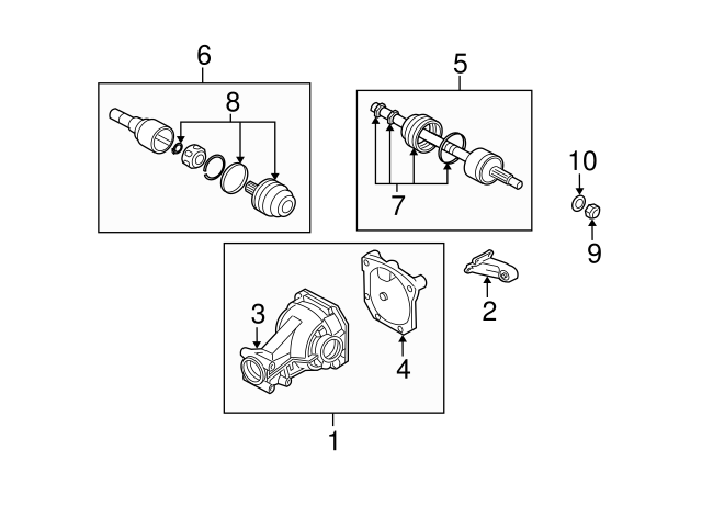 MN156657 - Axle Shafts 2004-2011 Mitsubishi Endeavor | Mitsubishi 
