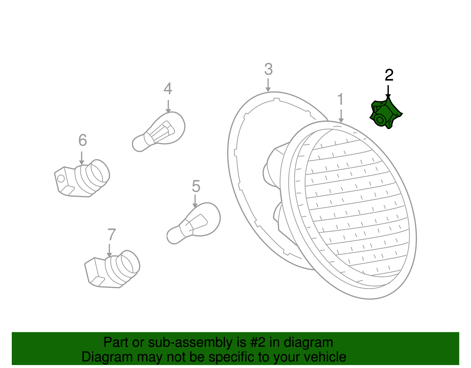 Tail Lamp Assembly Nut - Volkswagen (N-908-201-01)