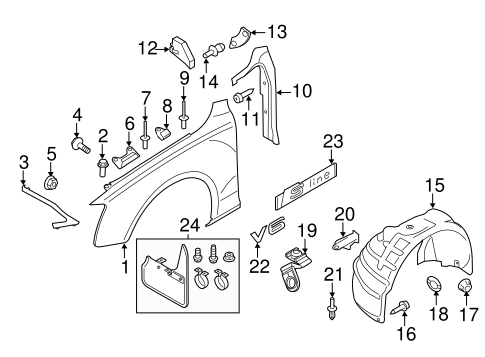 Fender & Components for 2013 Audi A5 #0