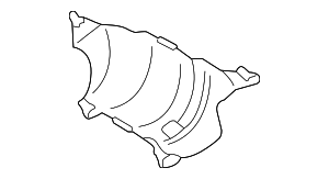 2004-2007 Toyota Exhaust Manifold Heat Shield 25587-20041 | Toyota of ...