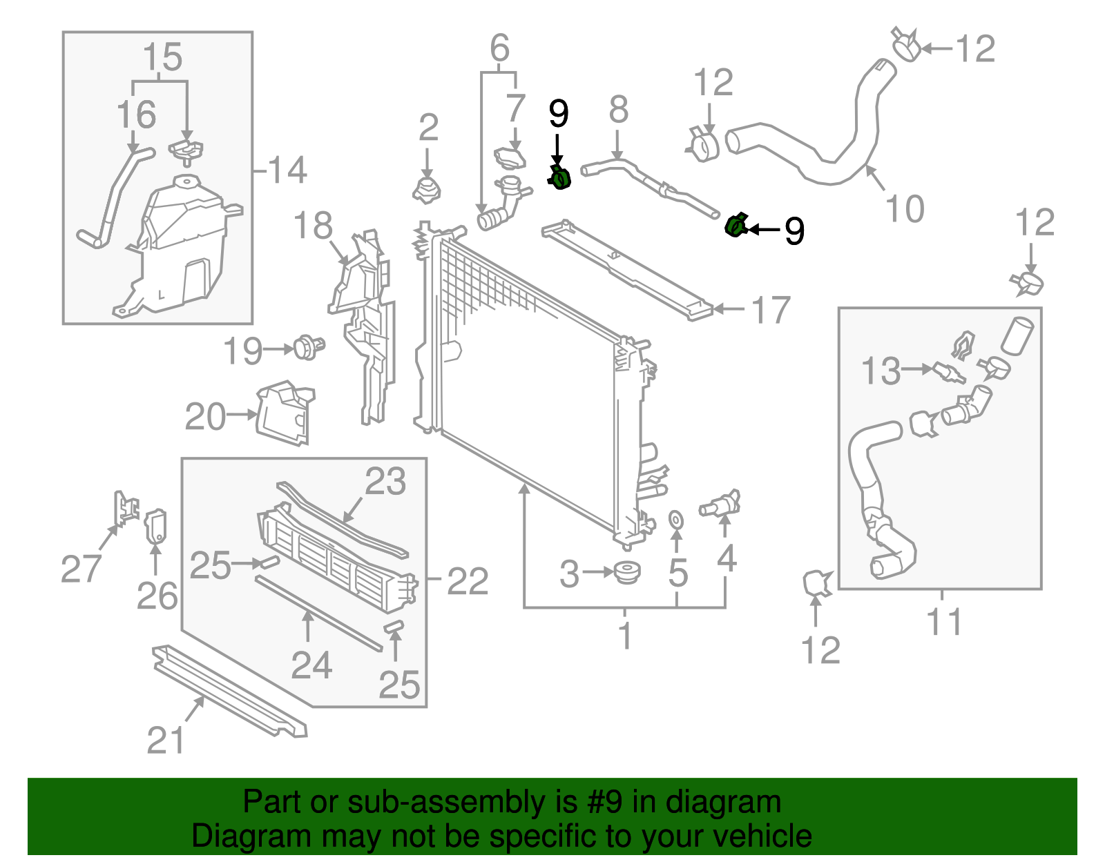 By-Pass Hose Clamp - Scion (90467-15022)