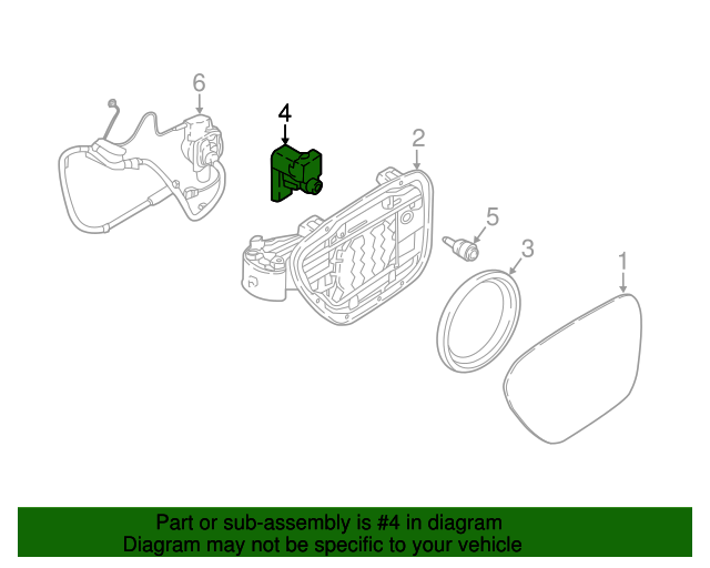 Genuine BMW 51177377654 Lock Actuator FREE Shipping on Most