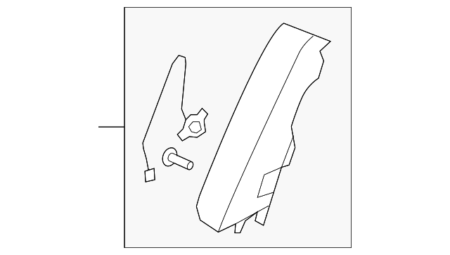 Molding Assembly-W/S Side Garnish                 *Ebony - GM (25897899)