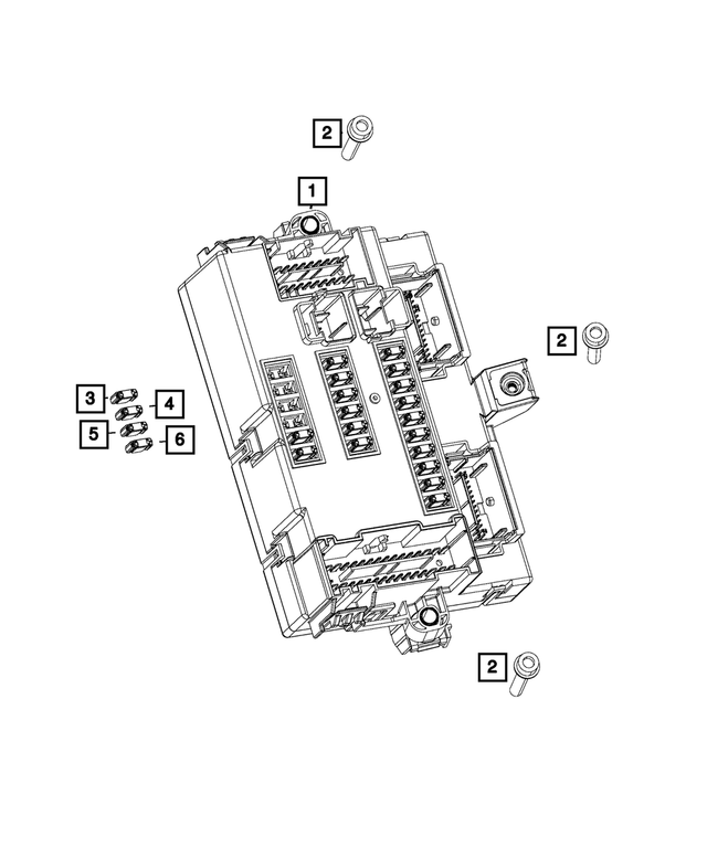 20182019 Fiat 500L Body Controller Module 68522427AA Mopar Estores