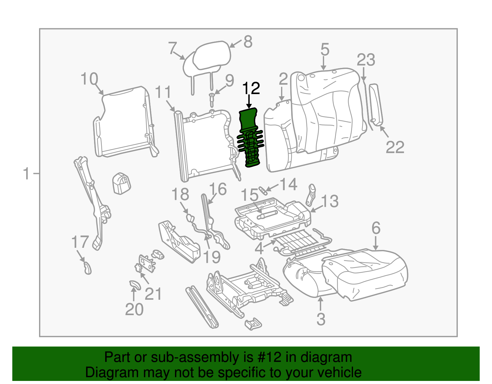 Lumbar Support - GM (88939289)