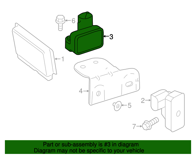 20122021 MercedesBenz Acceleration Sensor 0009057600 Mercedes