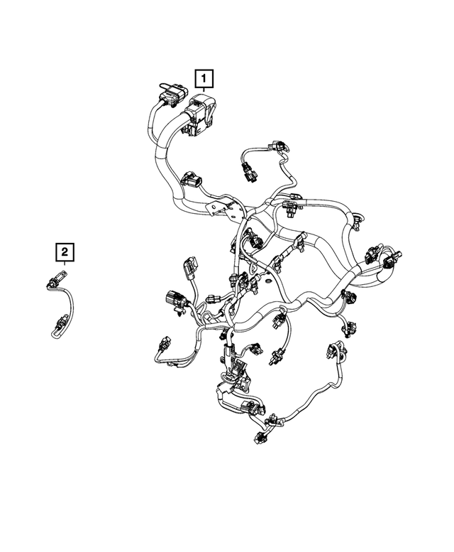 20192022 Jeep Oil Pressure Sensor Wiring 68530586AA QuirkParts