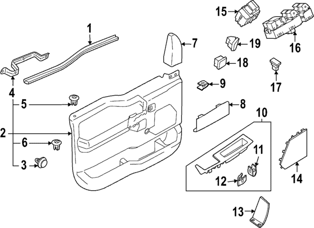 NL3Z-18978-BA - Speaker Grille 2021-2024 Ford | AutoNation Parts