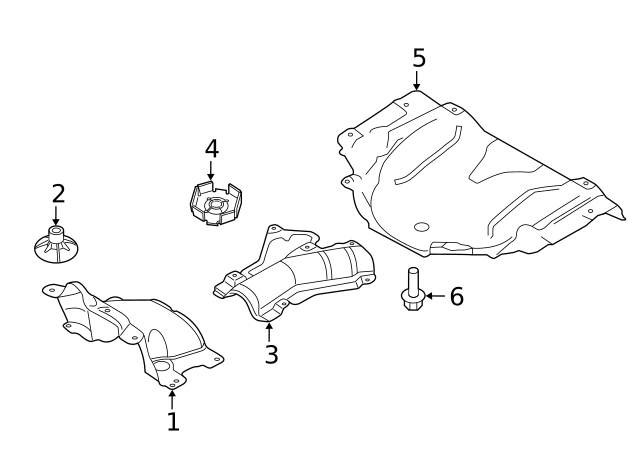 Genuine Front Shield Nut for 2019-2023 Volvo S90 | Part# 30776037 