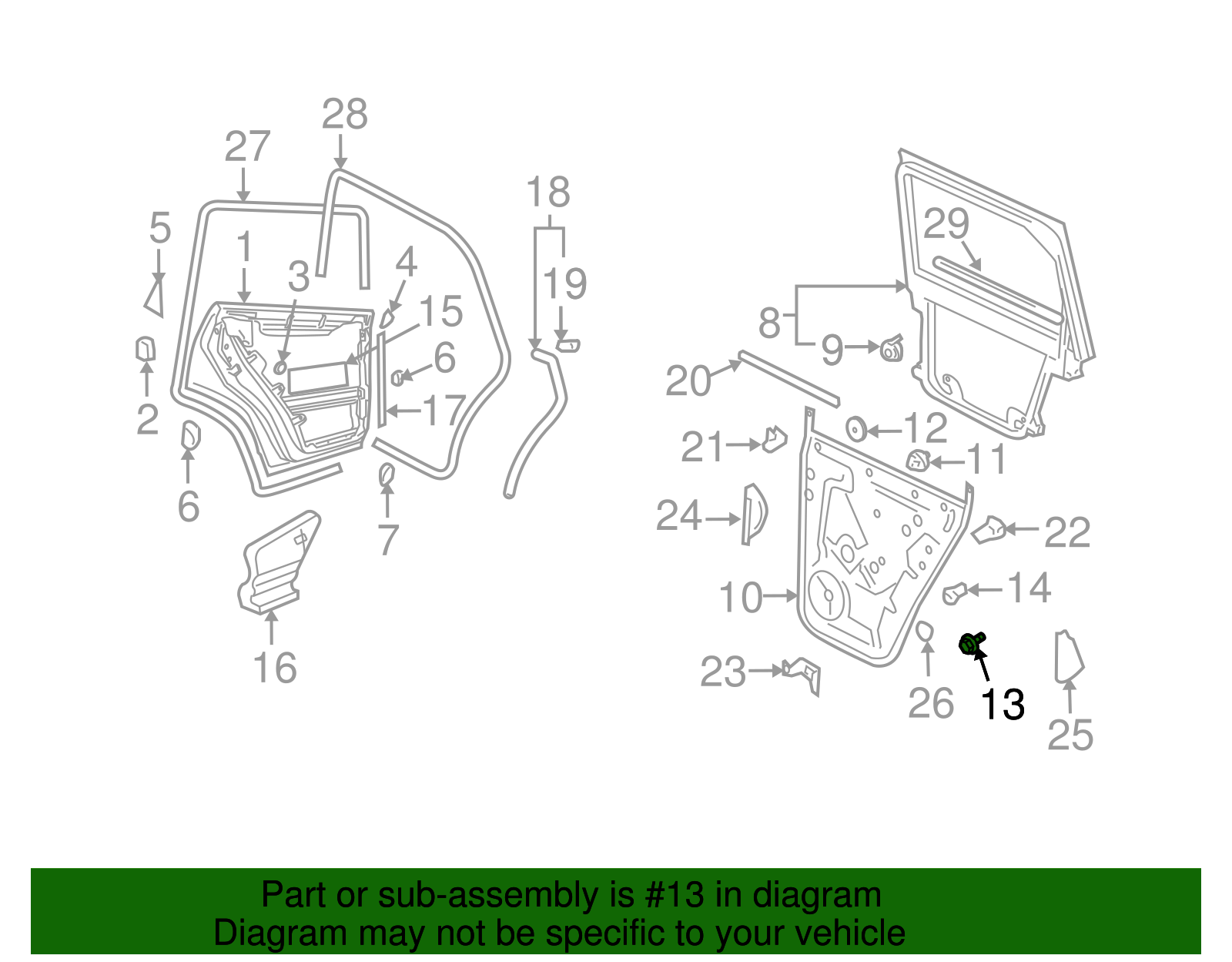 Inner Panel Screw - Volkswagen (WHT-001-886)