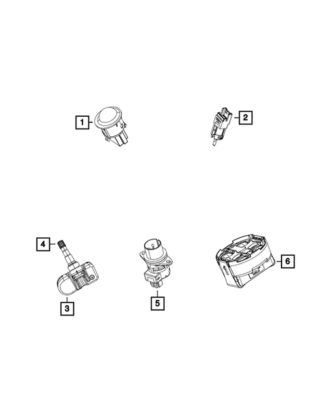 Downstream NOX Sensor For 2013-2015 Ram 2500-5500 6.7L Cummins - 68085740AA, 5WK96730