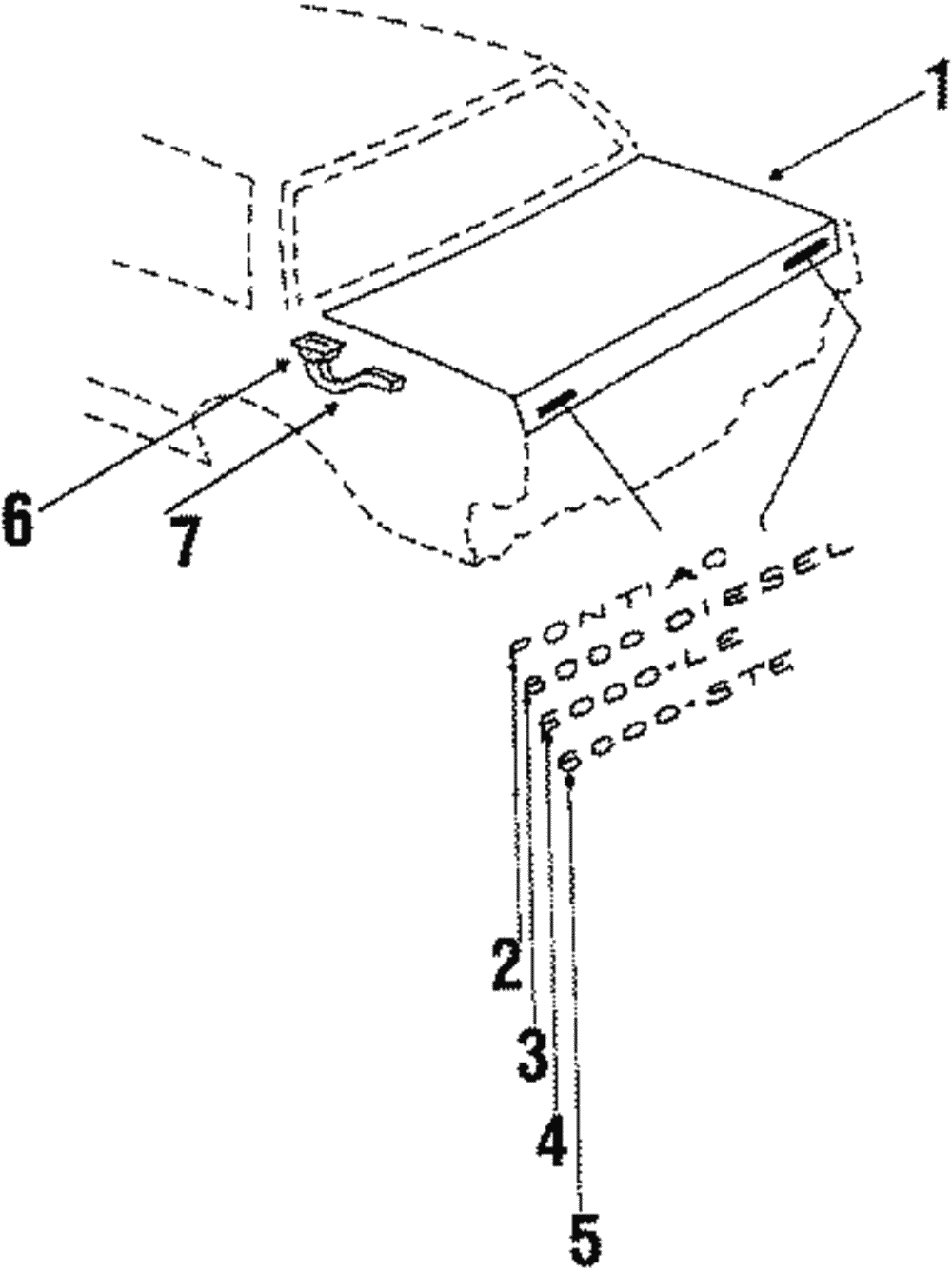 Plate Assembly-R/Cmpt Lid Na - GM (20306756)