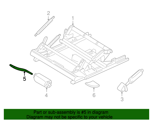 52107027207 Power Seat Motor Drive Shaft 20002003 BMW Z8
