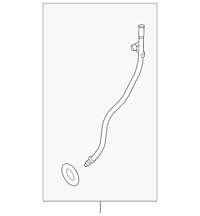 GM OEM LS3 Corvette Engine Oil Dipstick 12570788 - 2008-2013 (Non-Dry Sump)